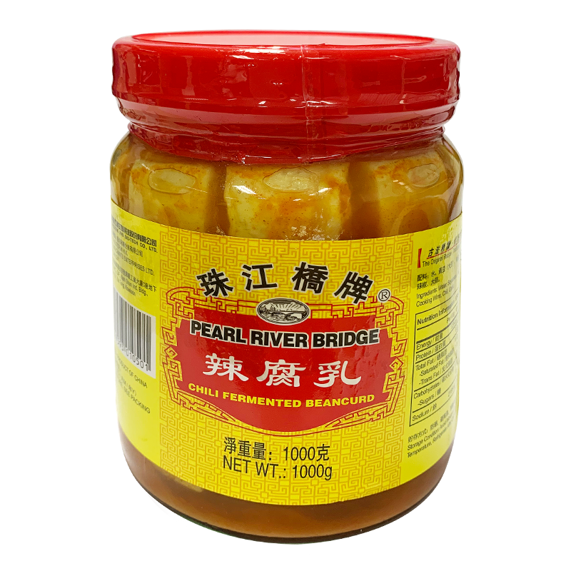 Pearl River Bridge Chilli Fermented Bean Curd 288g/325g/338g/1000g [Other Foodstuff/Seasoning] [Cooking/Dipping/Serve with Congee]