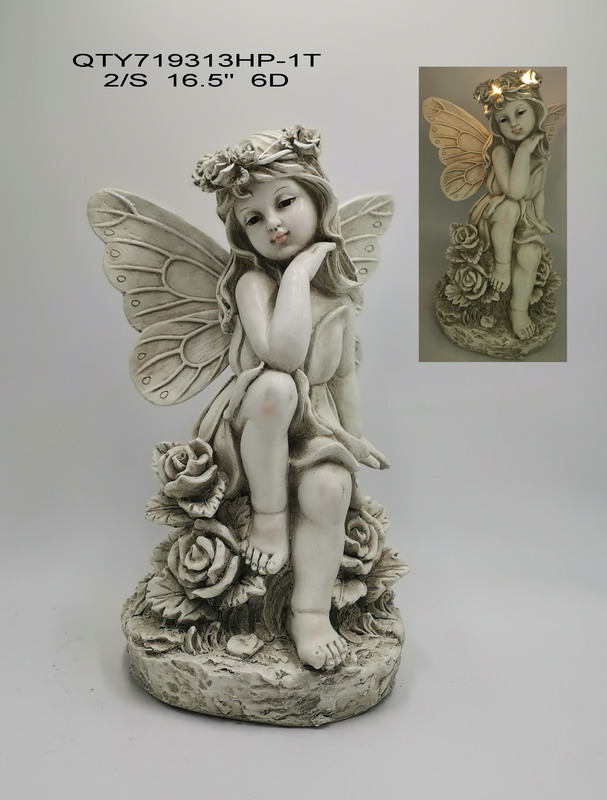 Garden fairy with LED