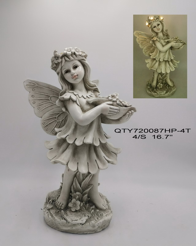 Garden fairy with LED