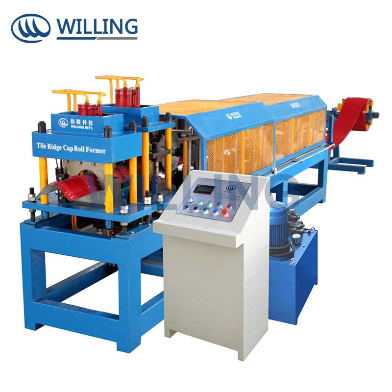 Ridge Cap Machine/roll forming machine/roof ridge machine/ridge cap making machine/ridge cap roll forming machine