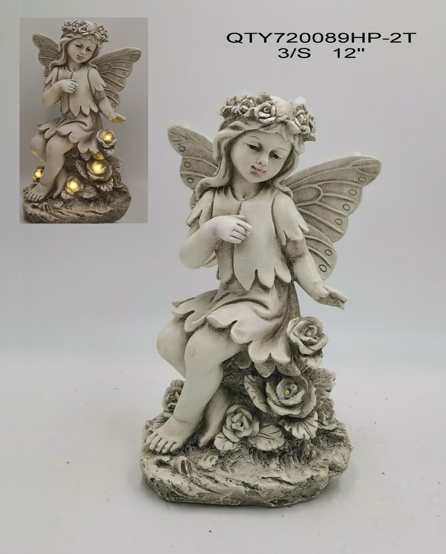 Garden fairy with LED