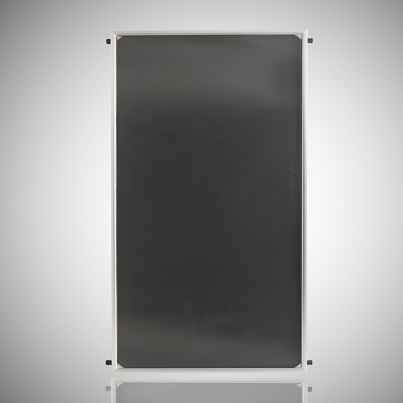 Compact flat solar collector