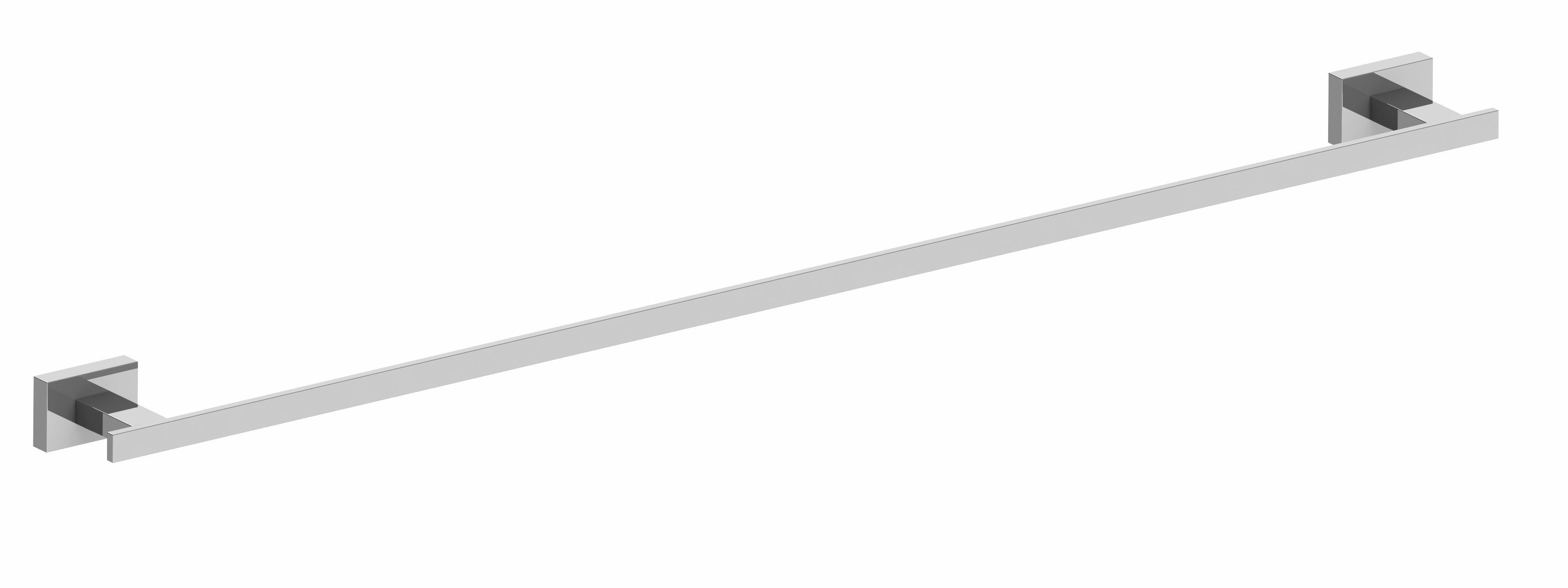 Alto Single Towel Rail 800mm Chrome