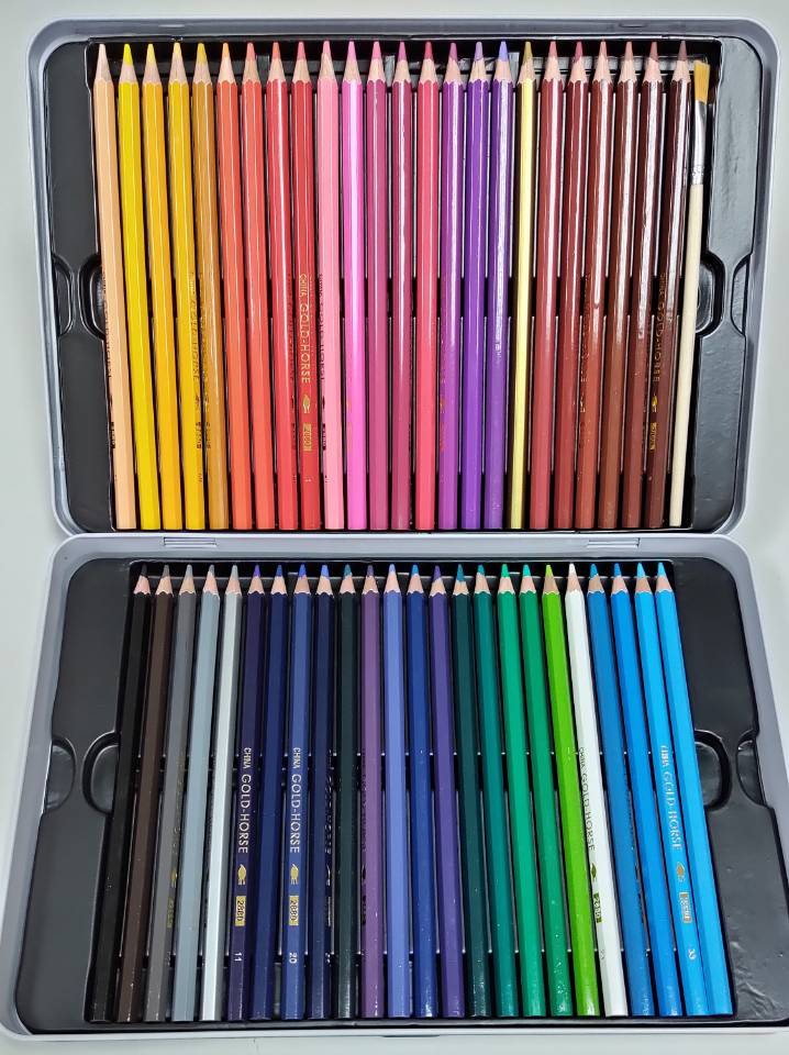 24/36/48/72 colors water soluble pencil