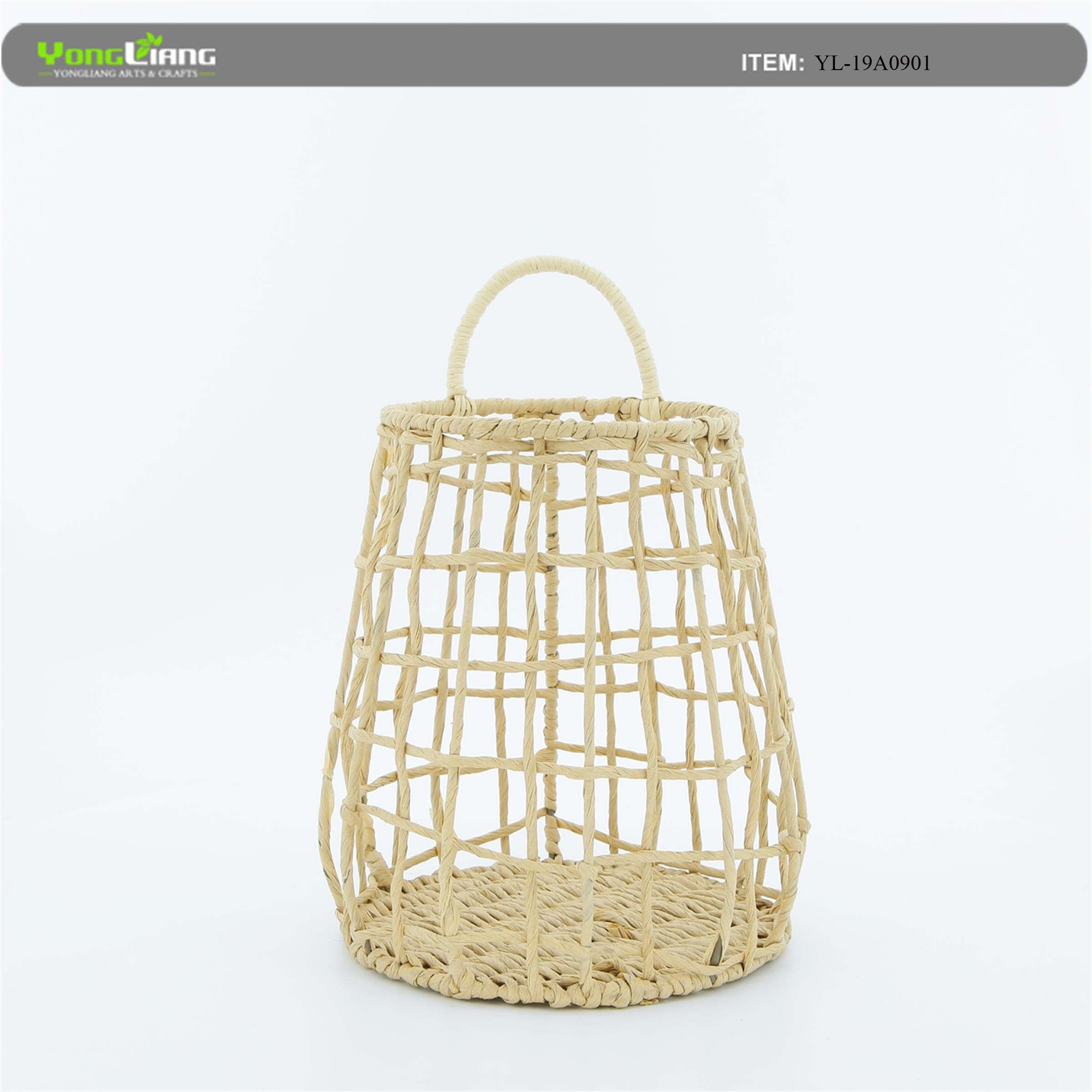 Paper Straw Hanging Storage Basket