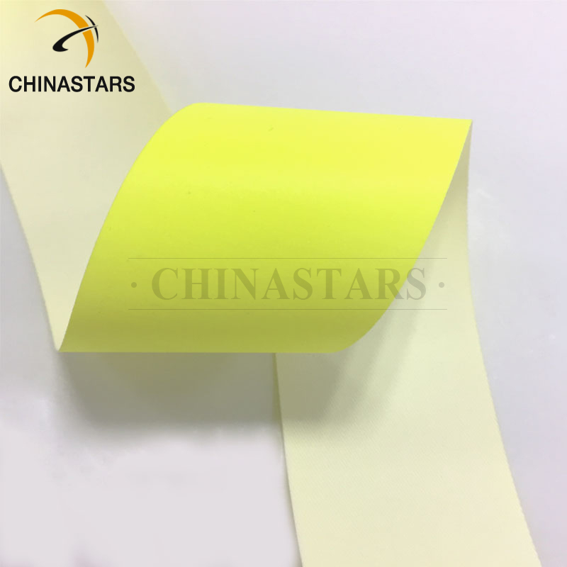 Wholesale cotton backing sew on flame retardant yellow reflective tape fabric for safety clothing