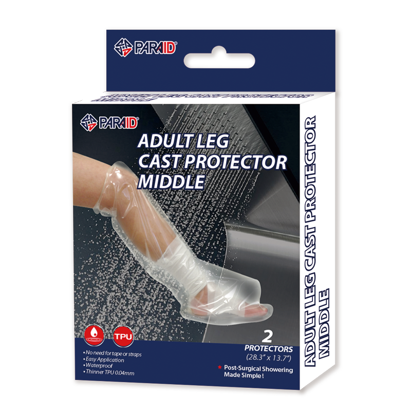 Adult Leg Cast Protector, Middle Size 2pcs/Box