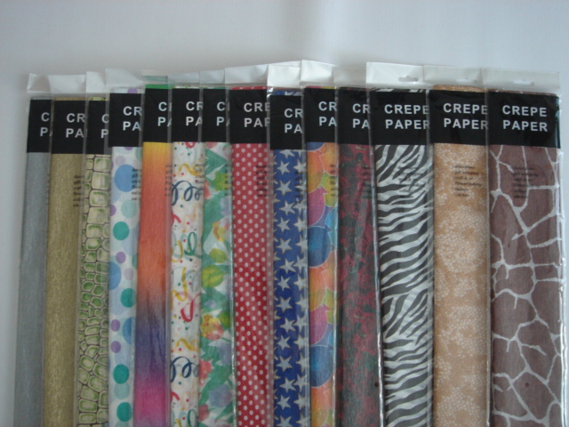 Printed Crepe Paper