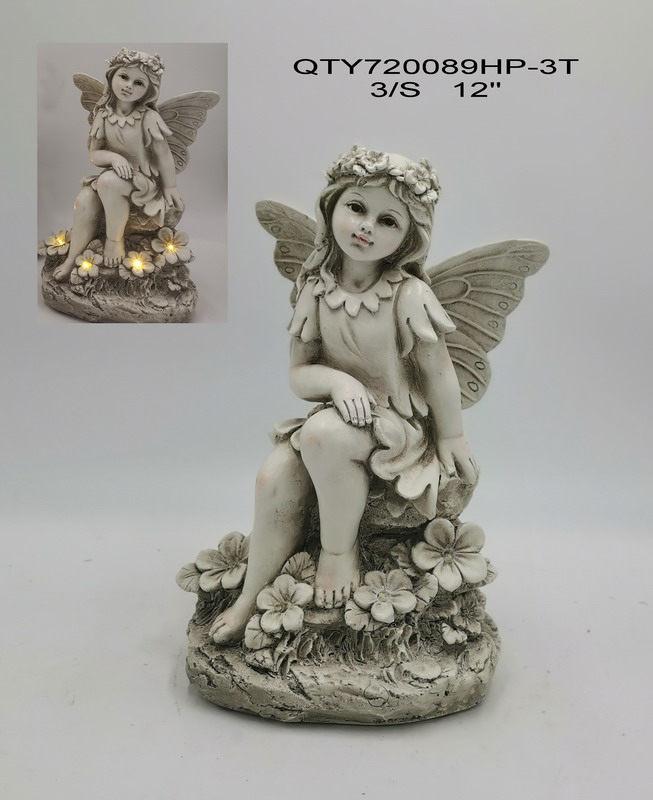 Garden fairy with LED