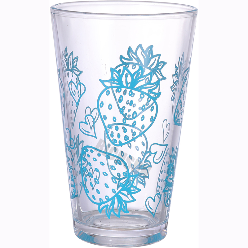 300ml strawberry printed tumblerblue(blue)