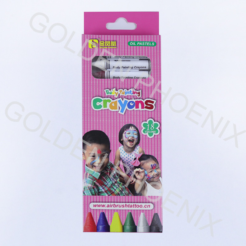 Face and Body Paint Crayon 18 Colors Set