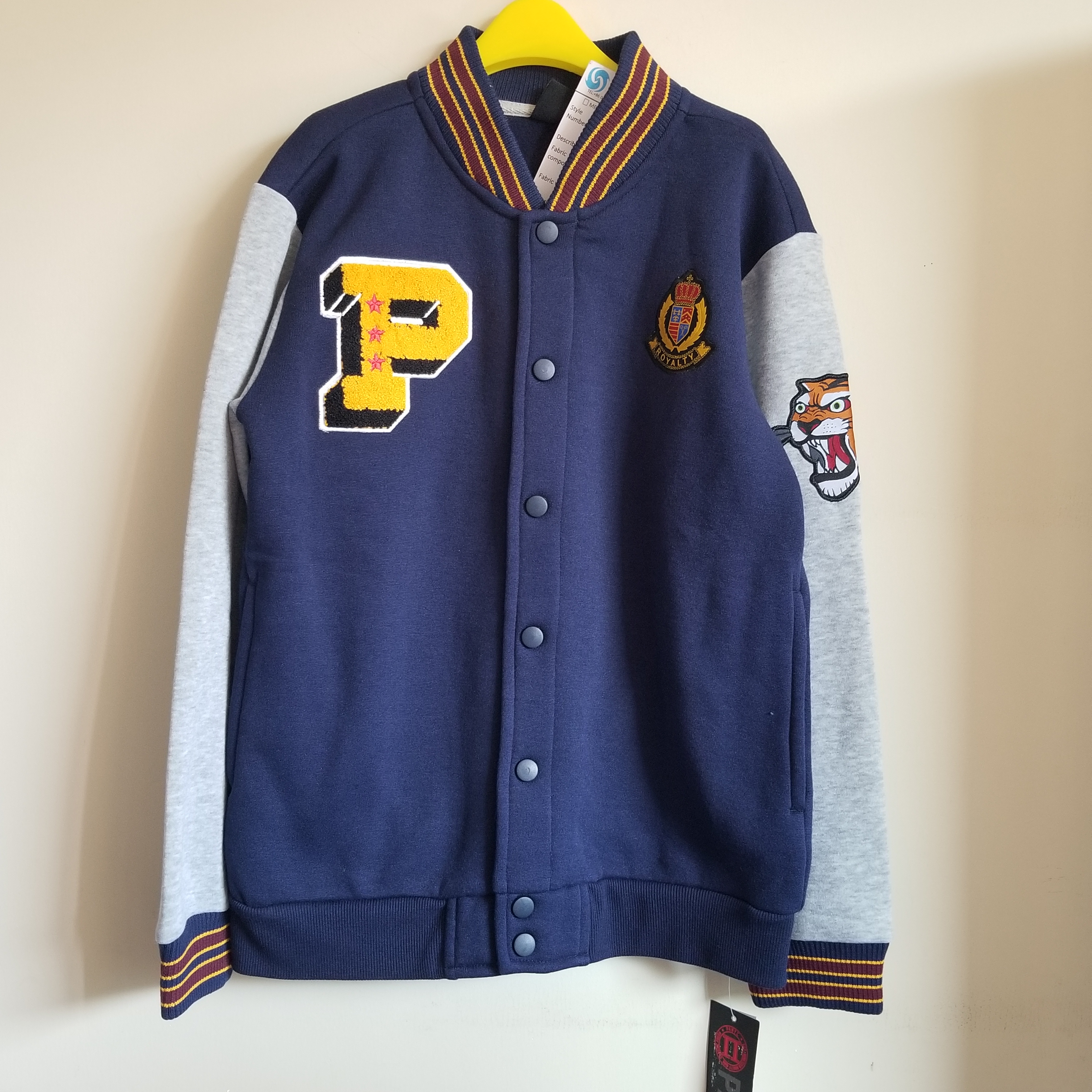 Boys Jacket With Embo.