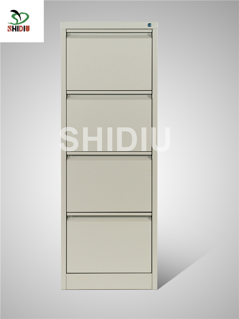 Hot Sale Vertical 4-drawer Swan Neck Filing Cabinet Office Storage Cabinet