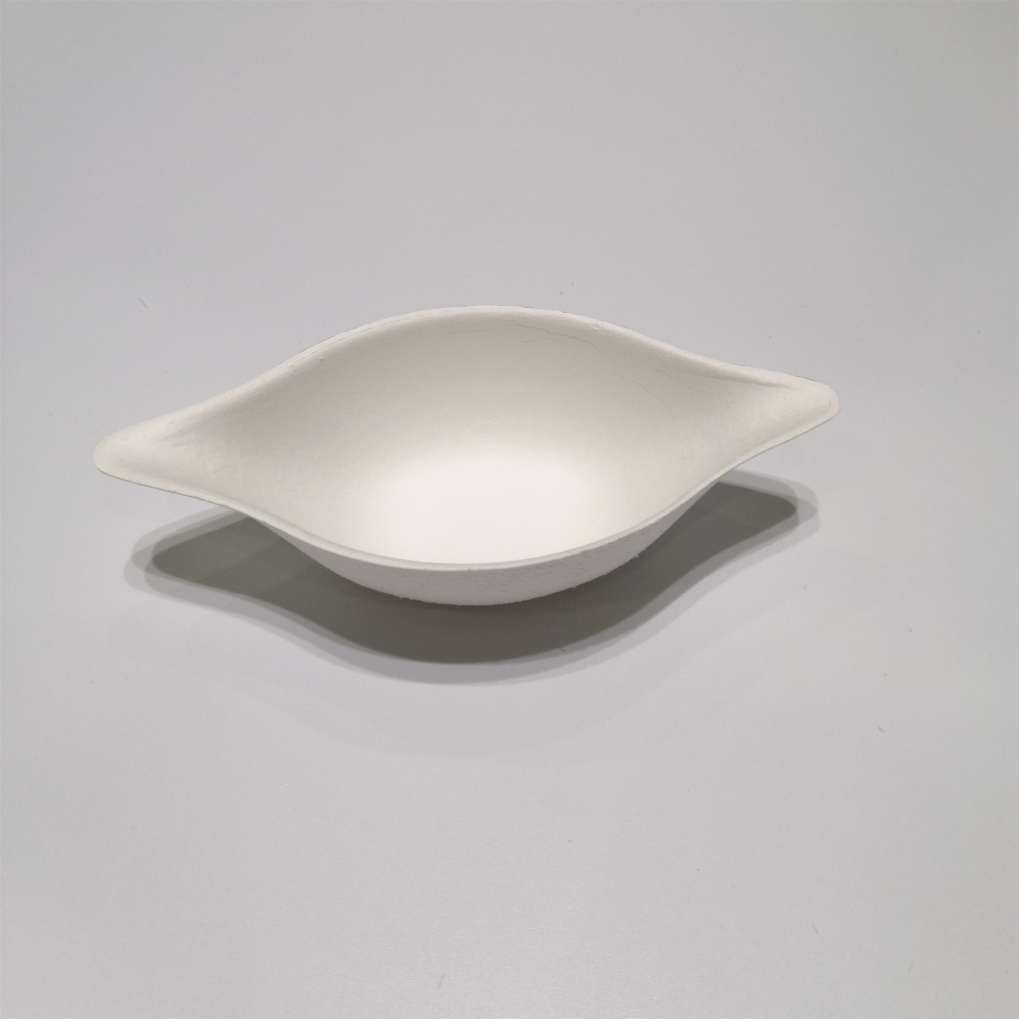 100% Biodegradable Compostable Sugarcane Lemon Shape Mini Plate