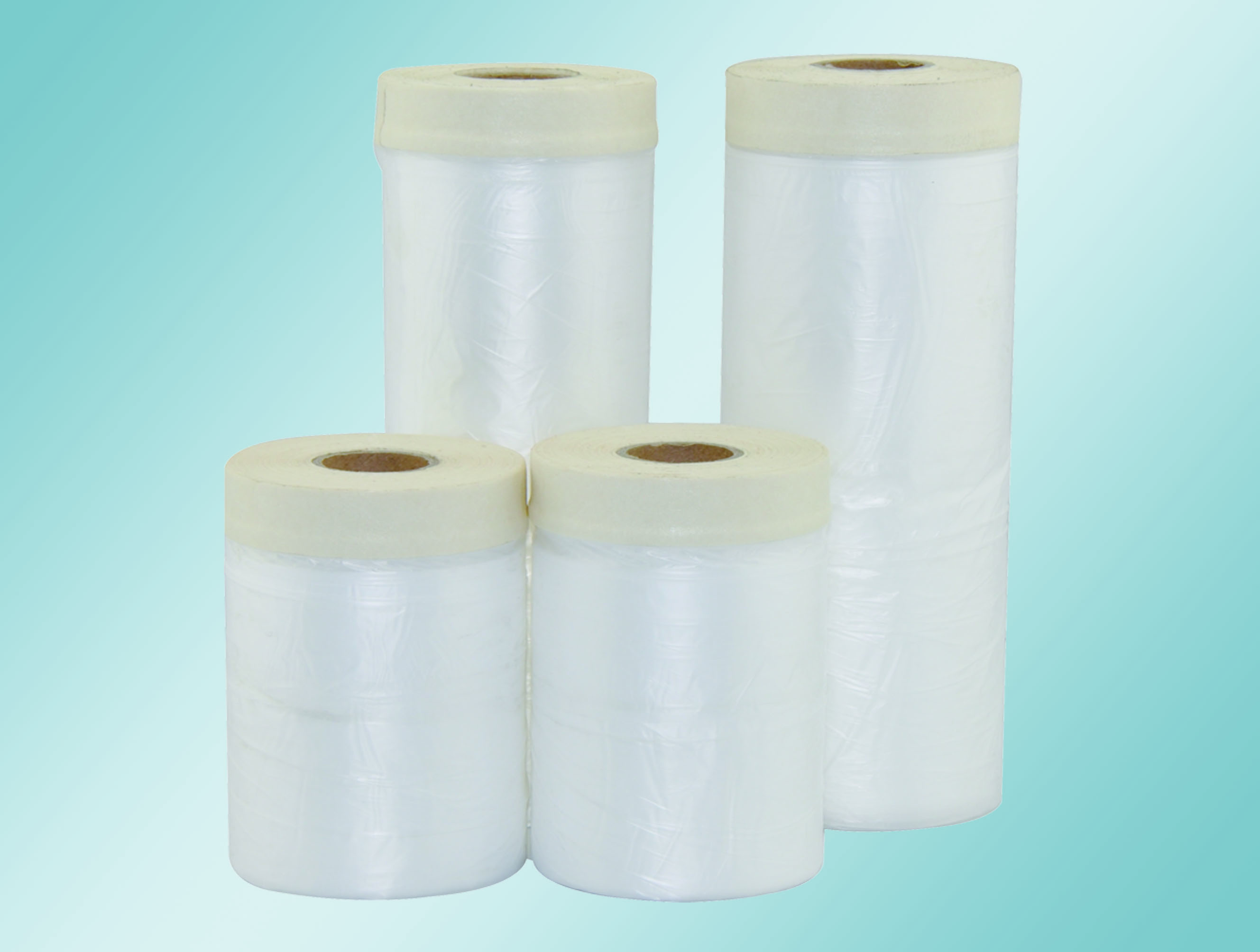 Pre-Taped Drop Masking Film