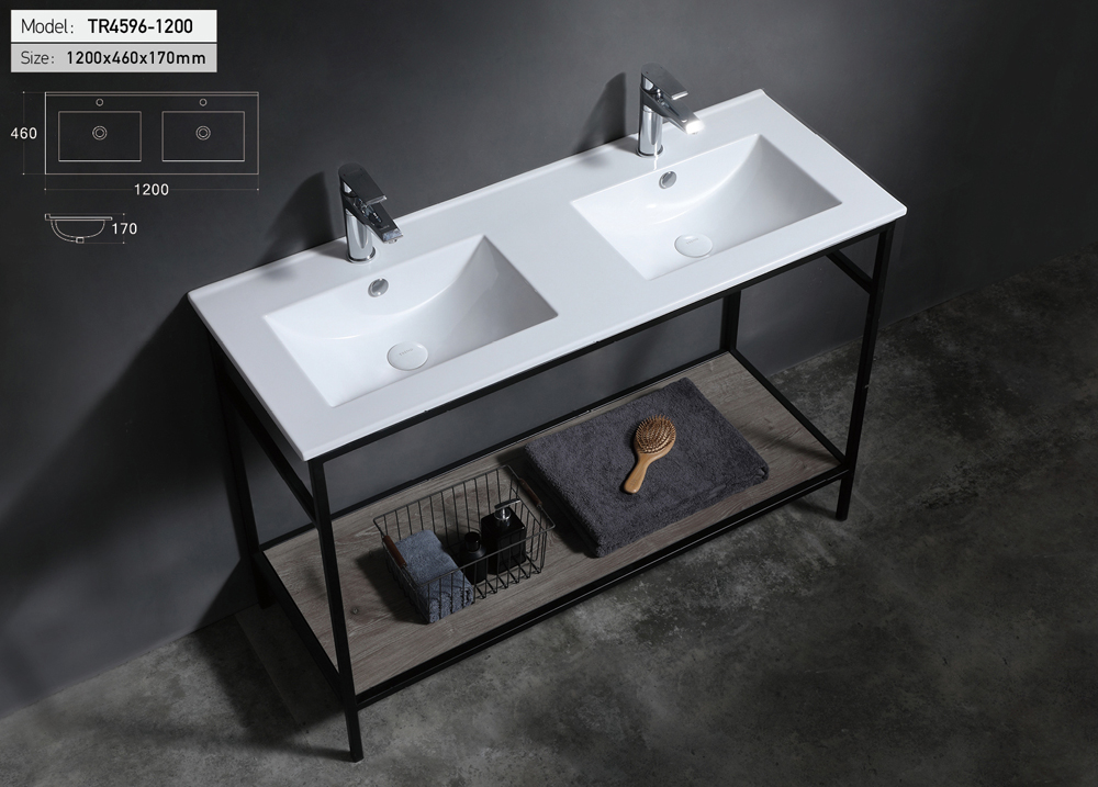 ceramic thin-edge basin(UP4596-1200)