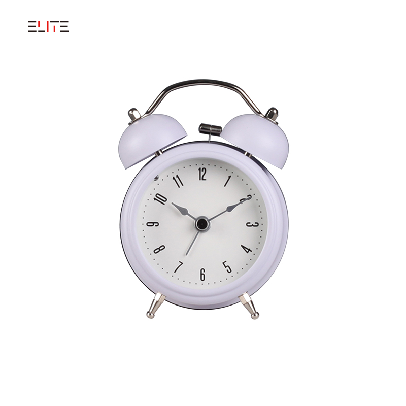Metal twin-bell alarm clock
