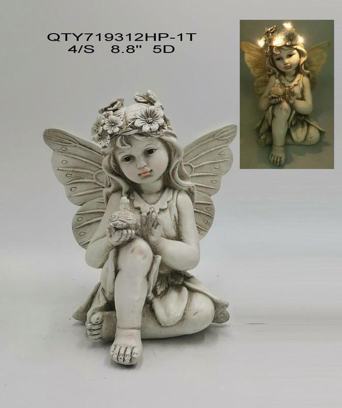 Garden fairy with LED