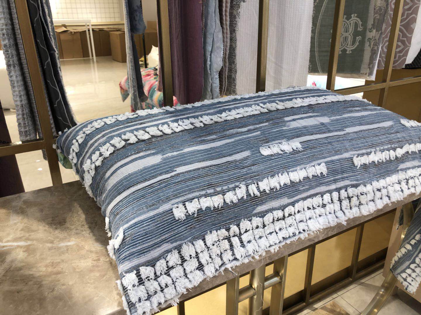Cloud clipped fabric