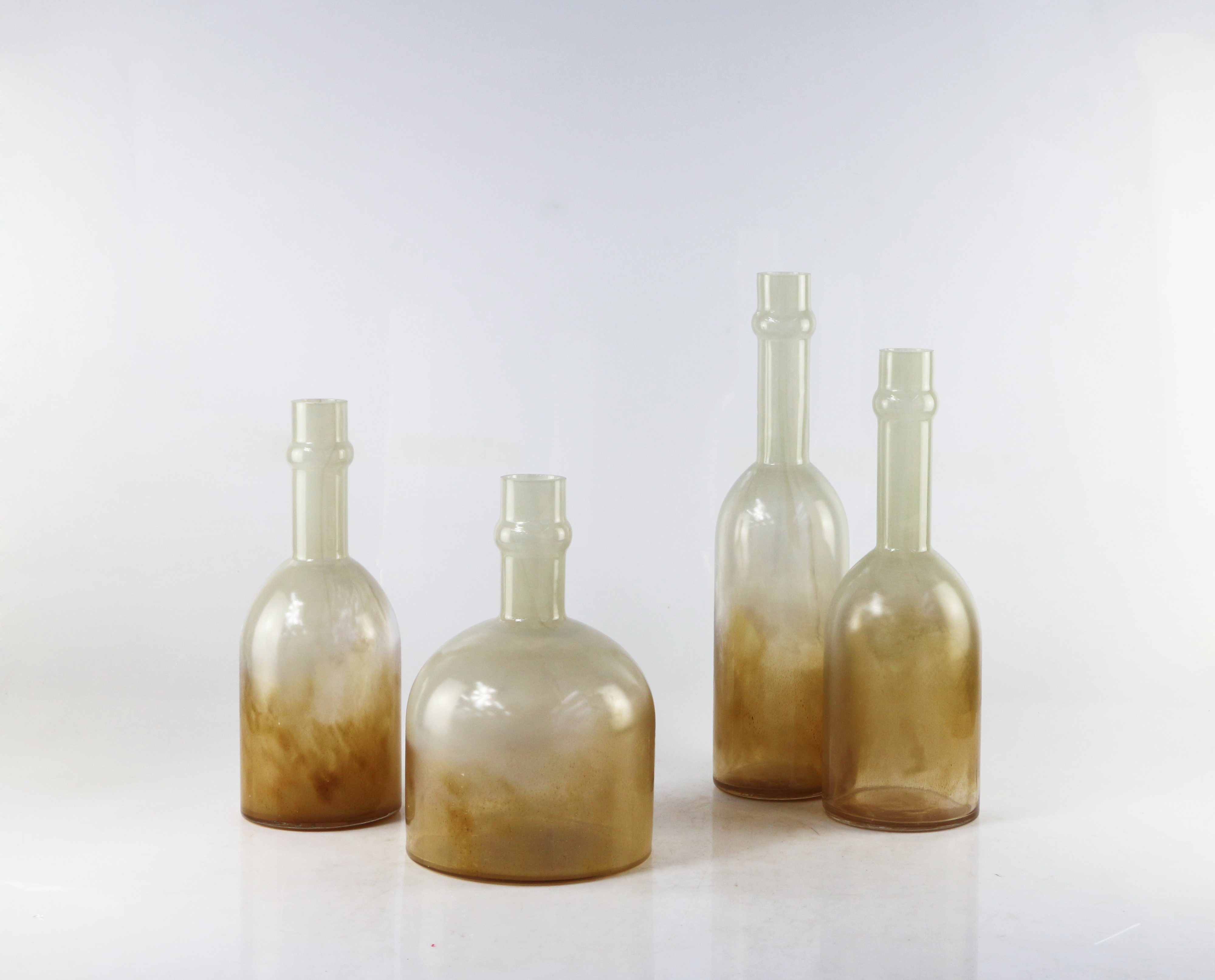 handmade color glass vase