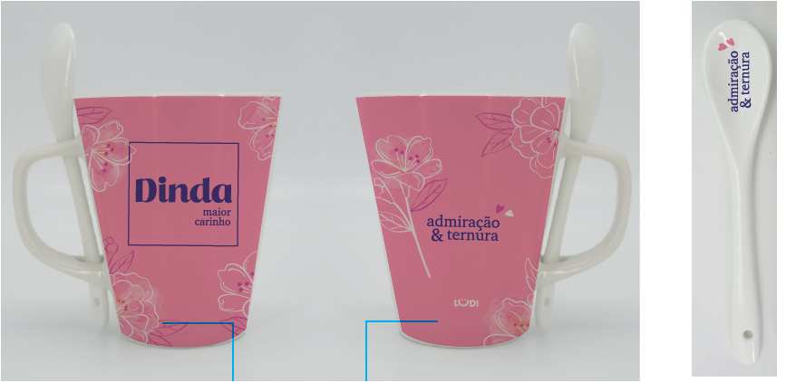 260cc New Bone Mug With Spoon