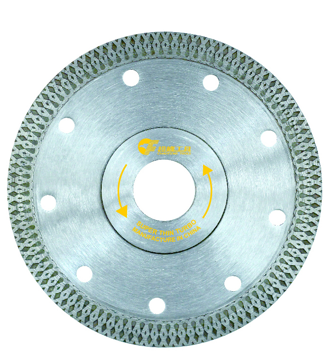 Diamond net turbo saw blade