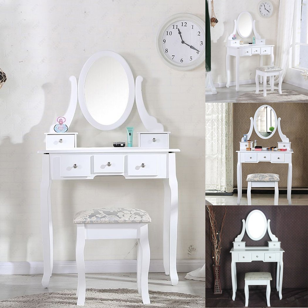 Dressing Table with mirror & stool