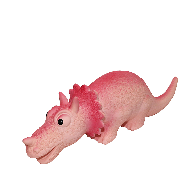 20cm Natural Latex Dinosaur Medium Dog Pet Toys