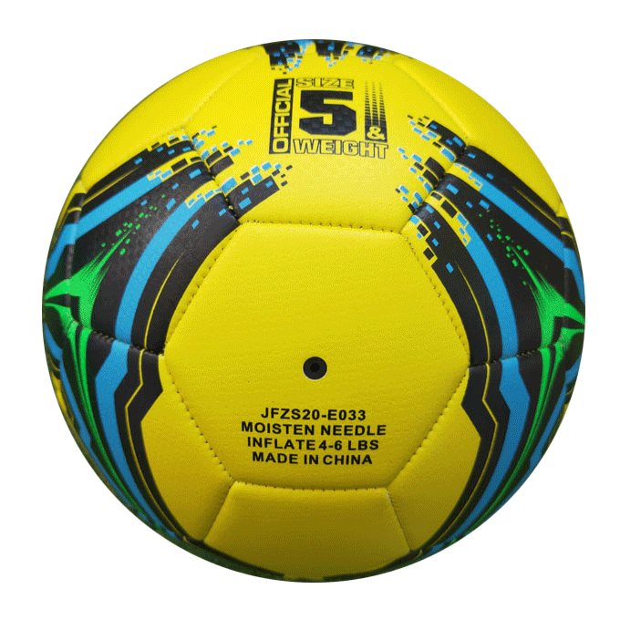 high foamed fluoresecent PVC soccer