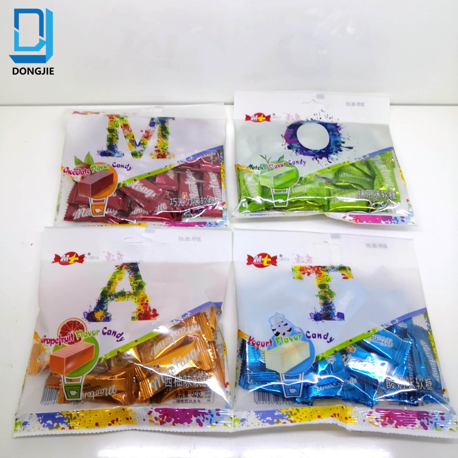 *Soft candy (chocolate flavor, mocha flavor, yogurt flavor, grapefruit flavour)