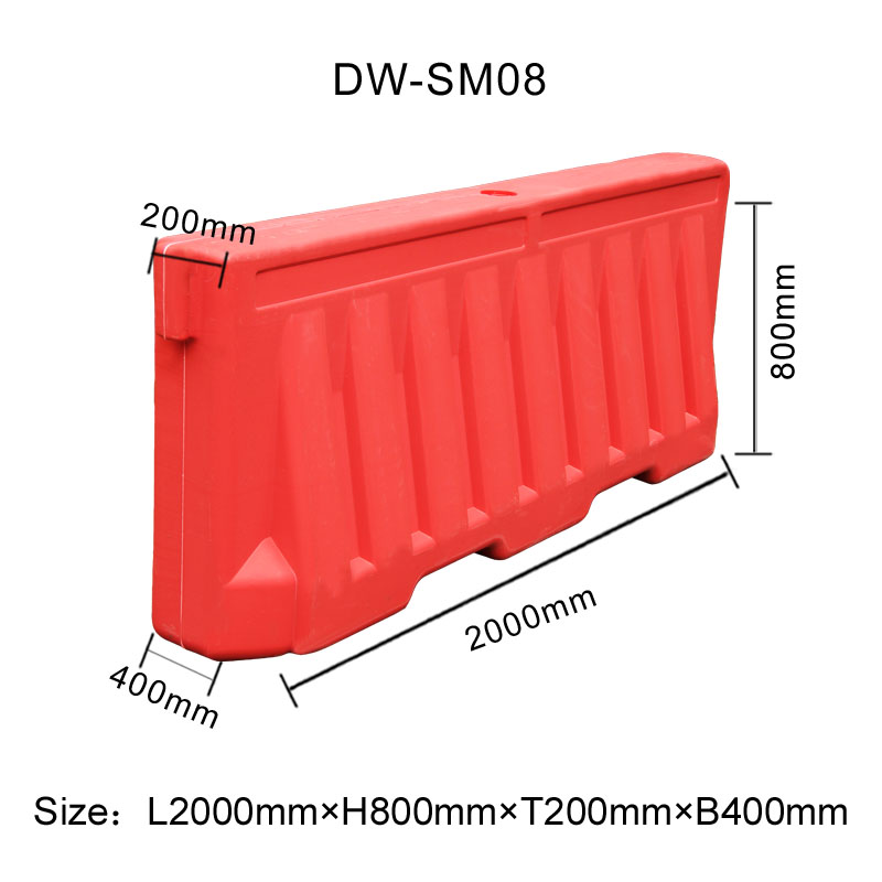Blowing plastic barrier