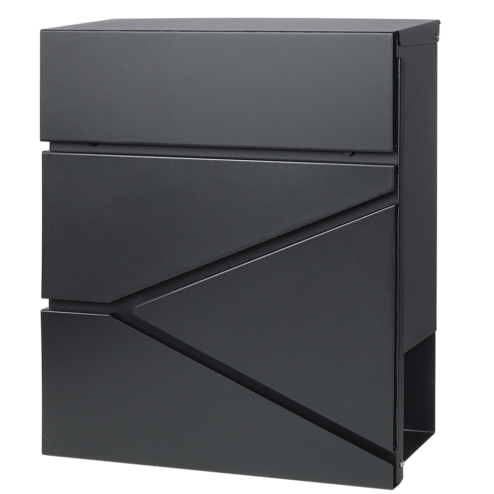 Large capacity locked mailboxes wall-mounted vertical mailboxes with key locks