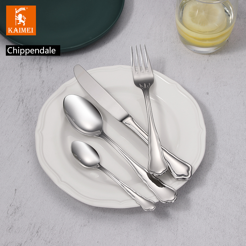 High Quality Stainless Steel Cutlery Set Stainless Steel Flatware Tableware Wholesale For Restaurant Hotel—Chippendale(3203)