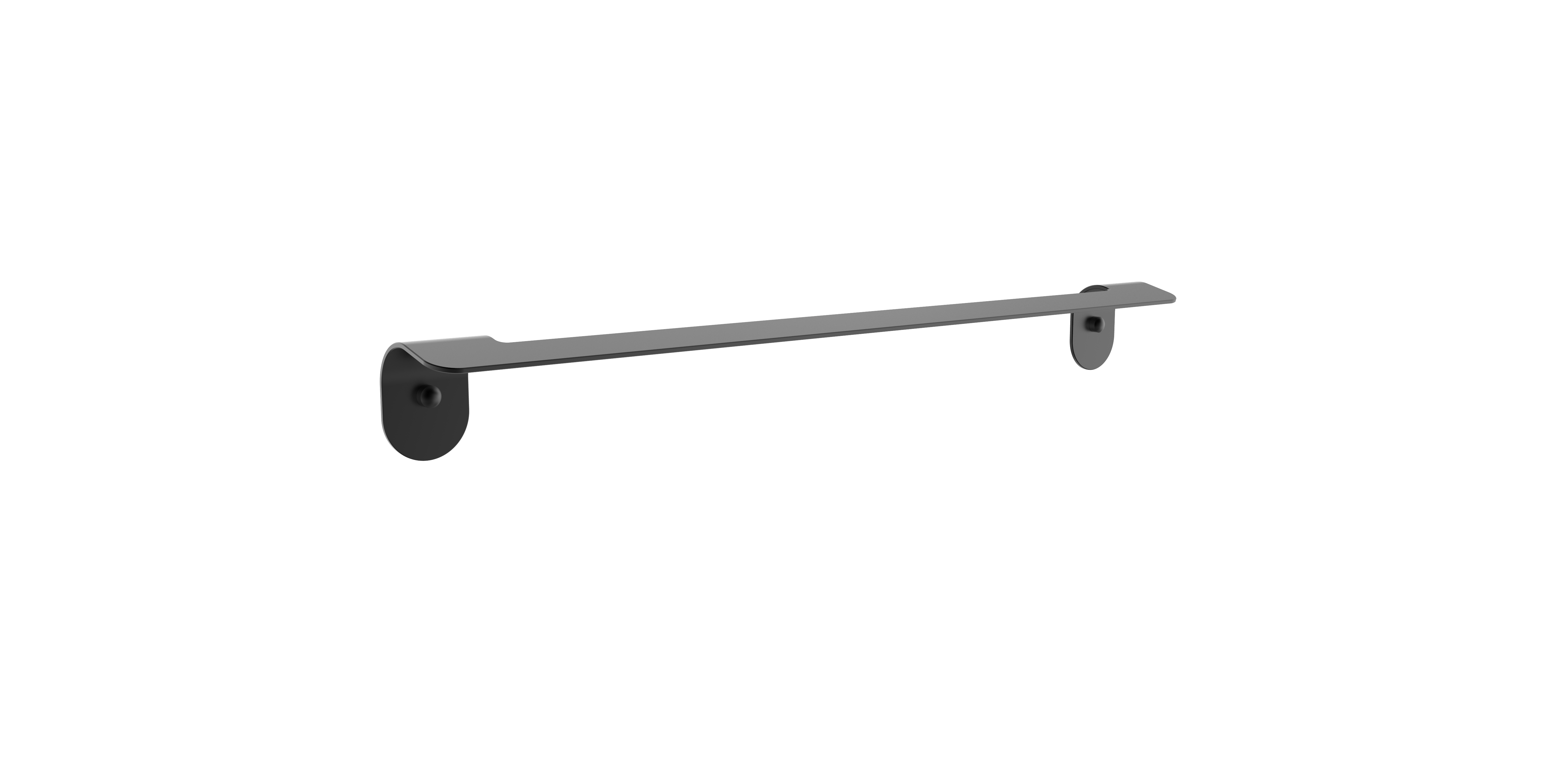 Aluminum Matt black single bar