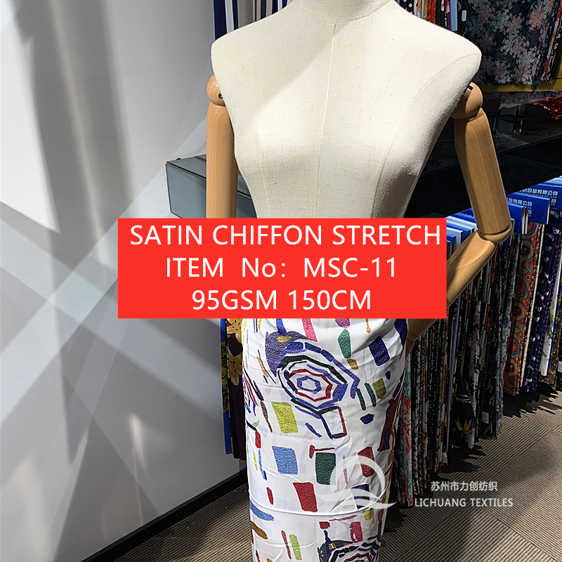 Satin Chiffon Stretch