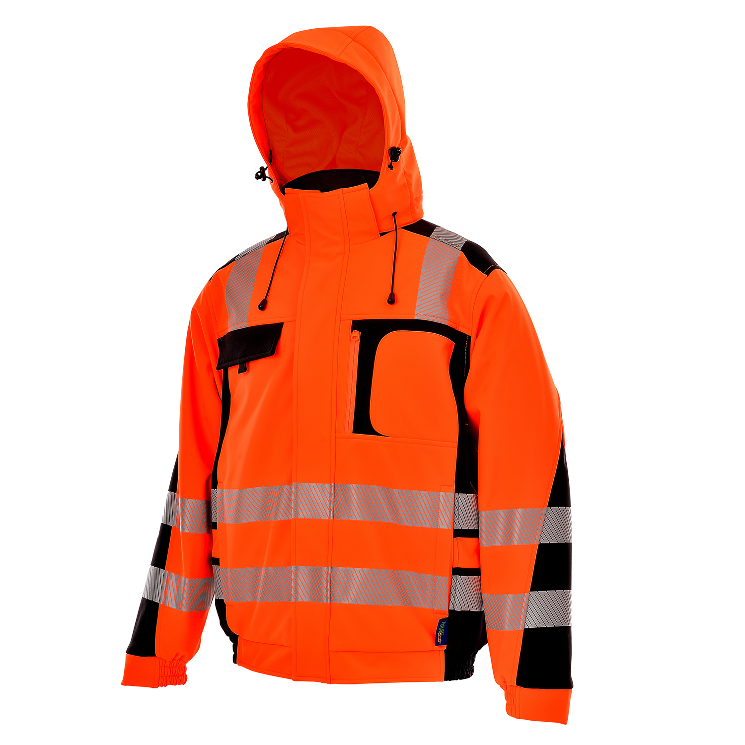 Hi Vis Two Tone Stretchy Insulated Softshell