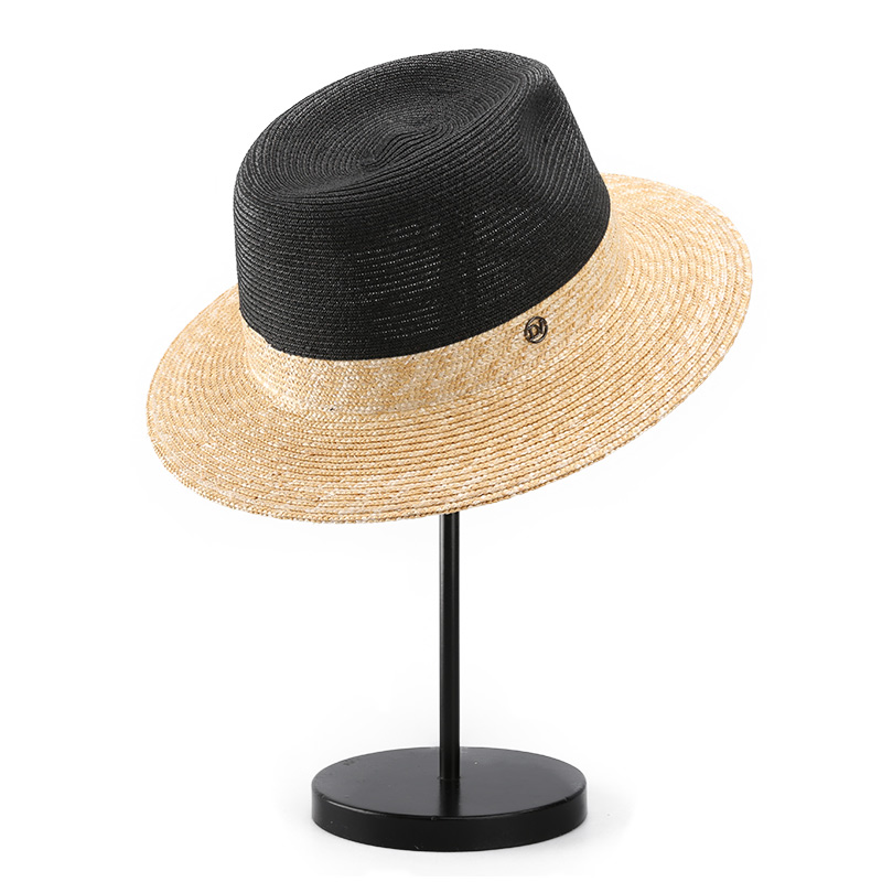 Beach Sun Prevention Spliced Leisure Style Straw hat