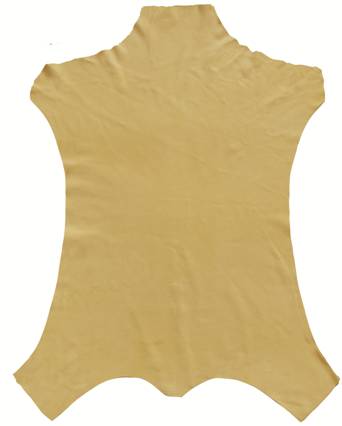 Natural chamois leather, Full skin