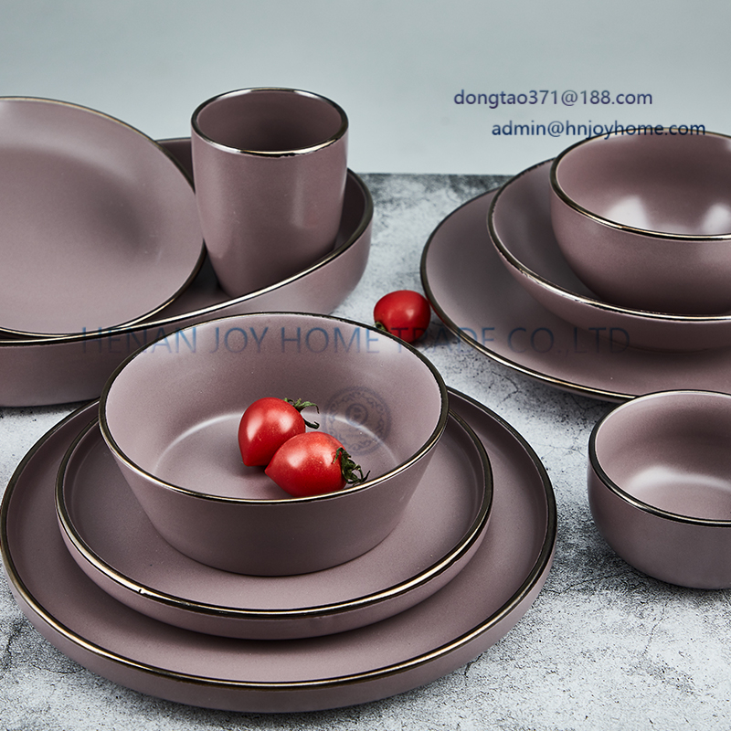 Pink metal edge set