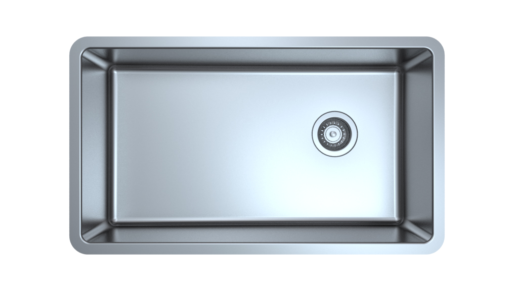 Stainless Steel Undermount Single Bowl Sink, R20