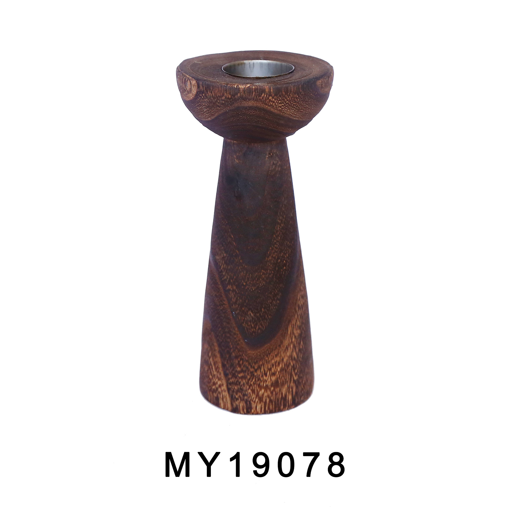 Wood Candle Holder