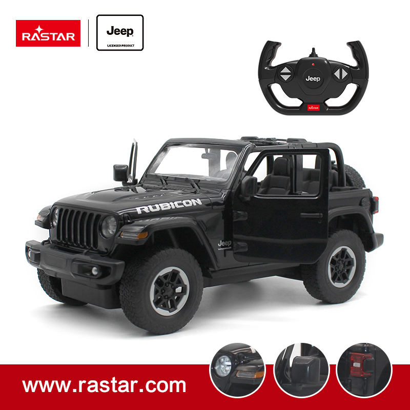 RASTAR R/C 1:14 JEEP Wrangler Rubicon License Remote Control RC Car