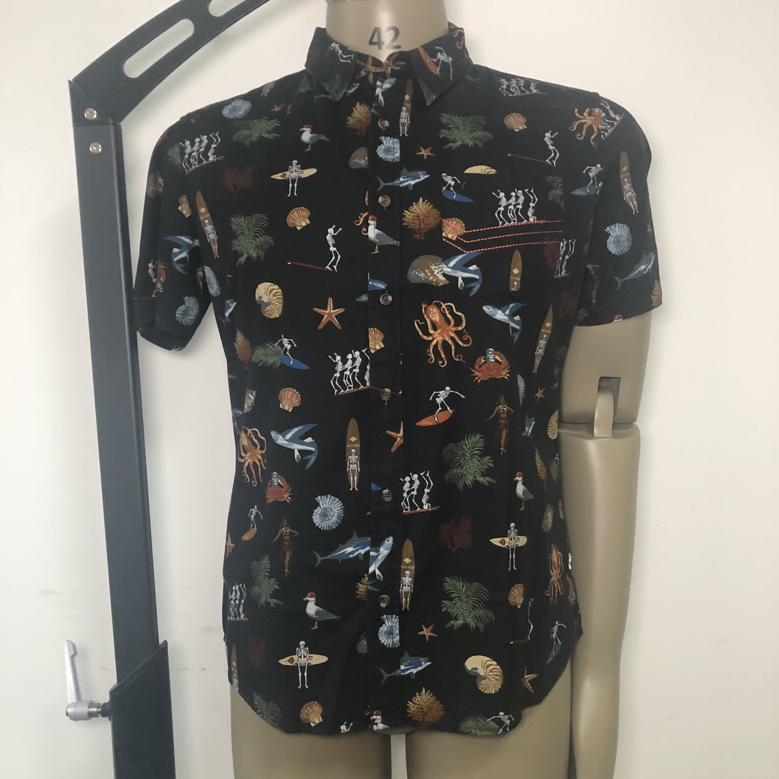 100%cotton men's digital print shirt