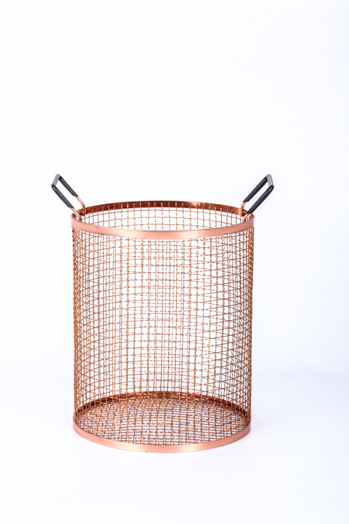 Rose Gold Storage Basket
