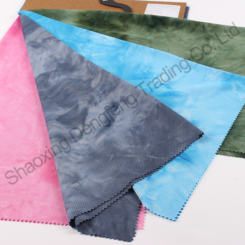 Hand Made Tie-Dyed Brids Eye Fabric