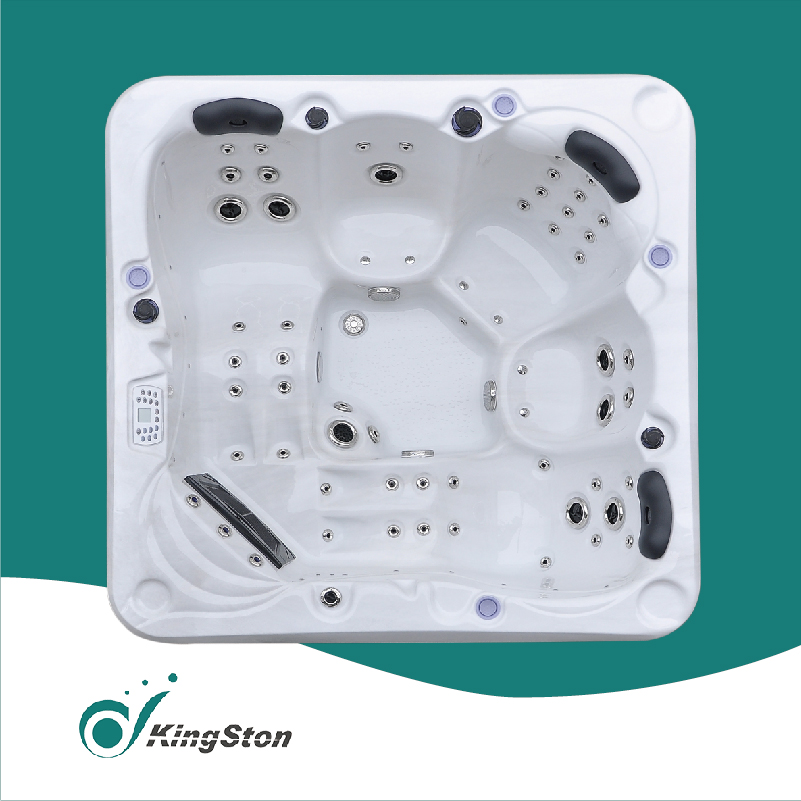 Custom High quality 6 persons acrylic bathtub whirlpool spa hot tubs with (KGT-JCS-28)