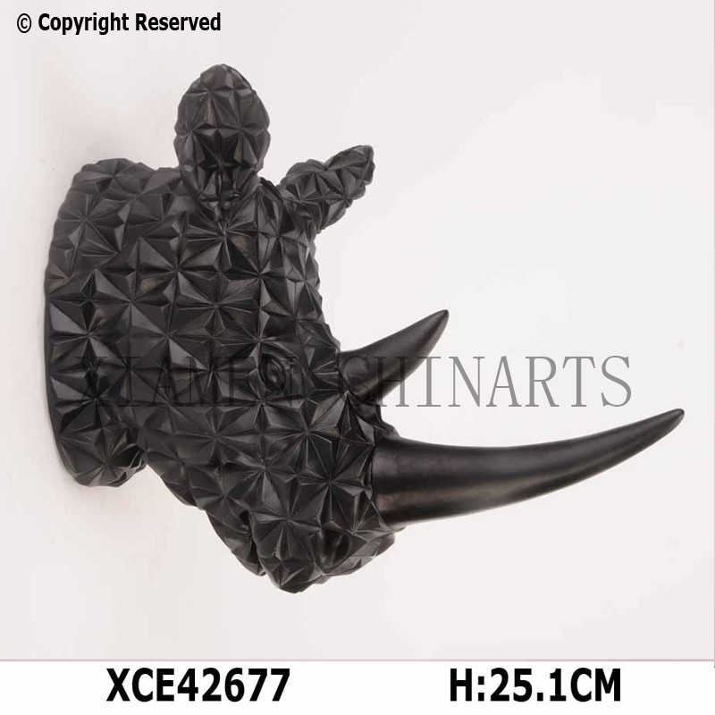 Home decor rhinoceros head