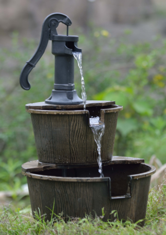 Two Tiered Plastic Fountain