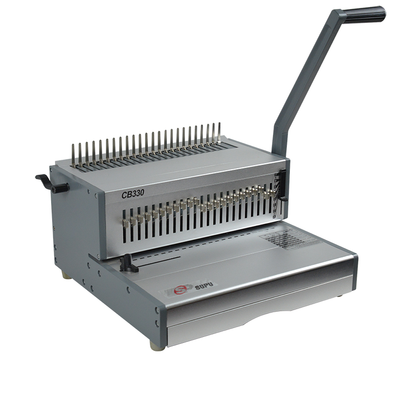 Manual comb binding machine