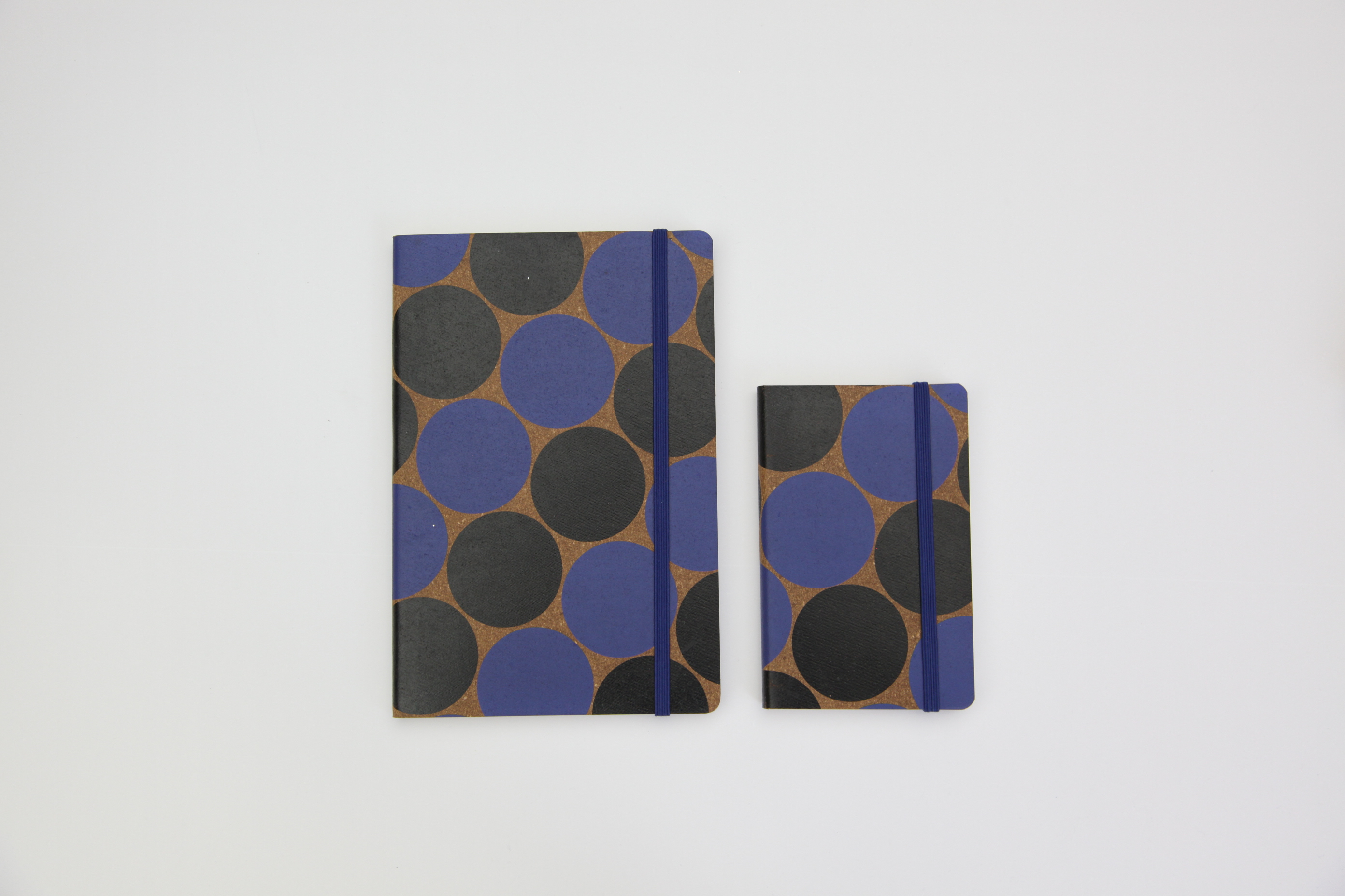 A5/A6 Bonded Leather Notebook Silk Dots
